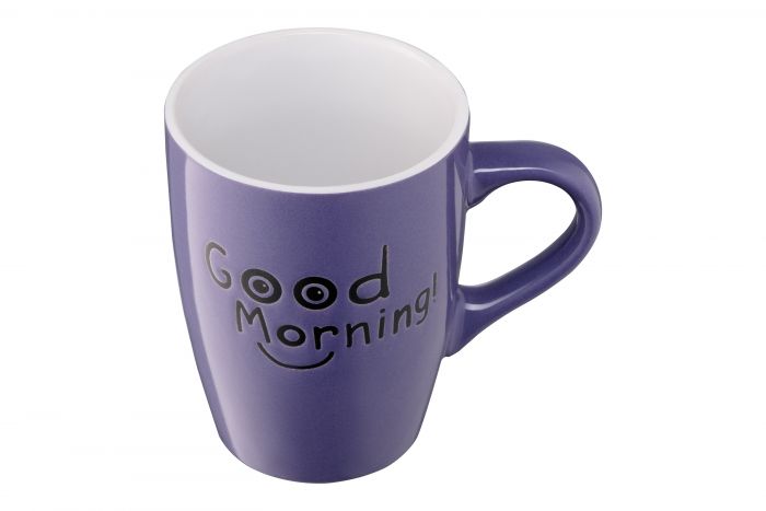Чашка Ardesto  Good Morning, 330 мл, фіолетова, кераміка