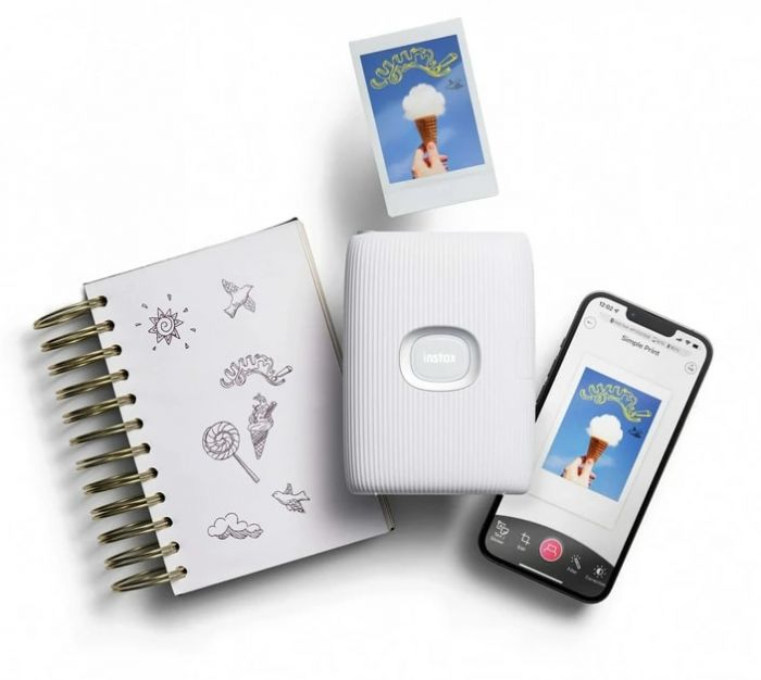 Фотопринтер Fujifilm INSTAX Mini Link2 Clay White