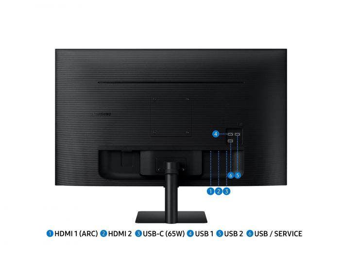 Монітор LCD 32" Samsung S32BM702UI 2*HDMI, USB, BT, VA, 3840x2160