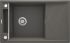 Мийка кухонна Deante Magnetic, граніт, прямокут., з крилом, 820х500х219мм, чаша - 1, накладна, антрацит