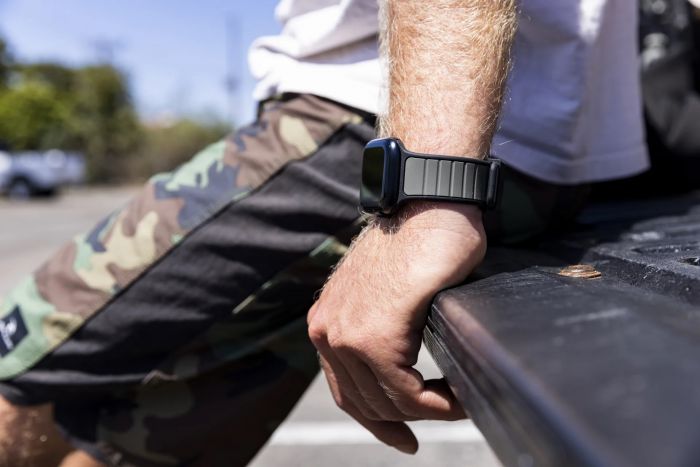 Ремінець UAG для Apple Watch 45/44/42 Torquay, Black-Army