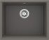 Мийка кухонна Deante Corda, граніт, квадрат, без крила, 550х460х204мм, чаша - 1, вбудована, антрацит