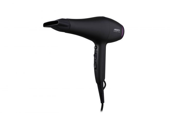 Фен ARDESTO Violet PRO HD-Y222PRO, 1850-2200Вт, 2 швидкості, 3 темп.режима, дифузор, чорний
