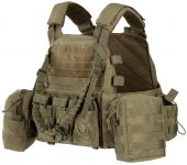 Плитоноска з додатковими сумками Тип1, 2Е, Молле, хакі