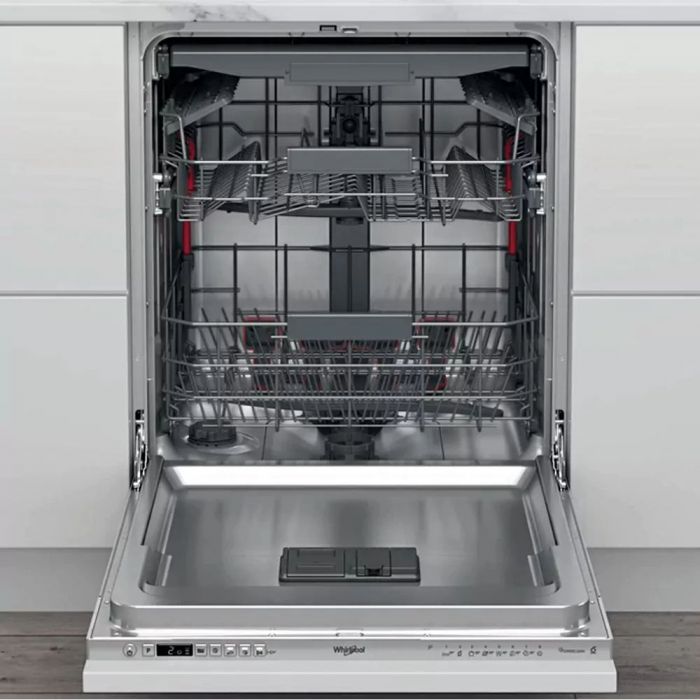 Посудомийна машина Whirlpool вбудовувана, 14компл., A+++, 60см, дисплей, 3й кошик, білий