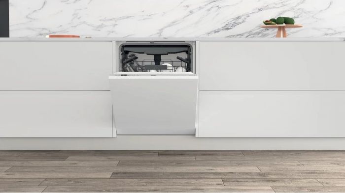 Посудомийна машина Whirlpool вбудовувана, 14компл., A+++, 60см, дисплей, 3й кошик, білий