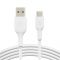 Кабель Belkin USB-A - USB-С, PVC, 1м White