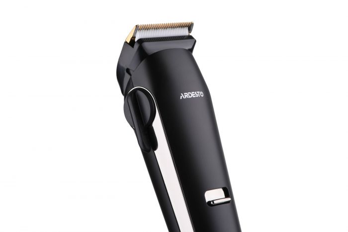 Машинка для стрижки  ARDESTO HC-Y32-B, мережа+акум., насадок-6, сталь+кераміка, чорний