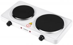 Плитка настільна Ardesto електрична, комфорок - 2, на 1кВт + 1.5кВт, керування - мех., білий