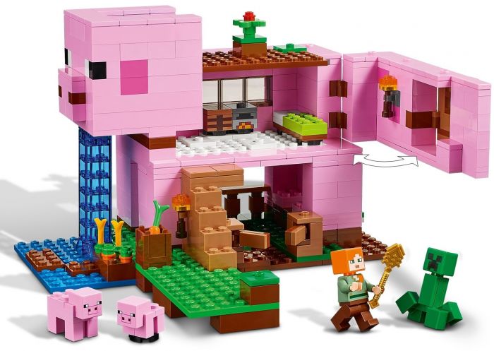 Конструктор LEGO Minecraft Будинок-свиня