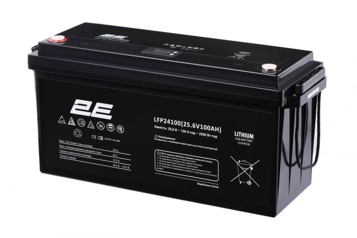 Акумуляторна батарея 2E LFP24100 24V/100Ah LCD 8S