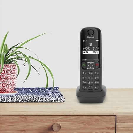 IP-радіотелефон DECT Gigaset AS690, чорний