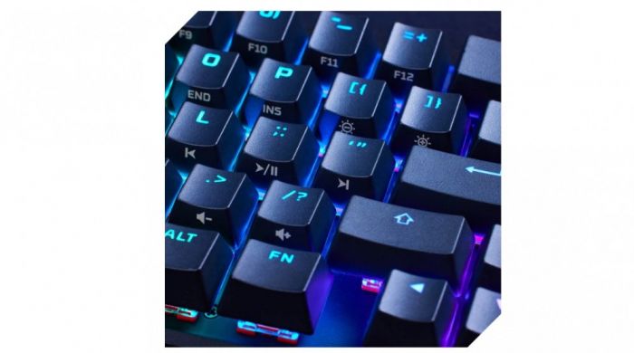 Клавіатура HyperX Alloy Origins 65 Red USB RGB ENG/RU, Black