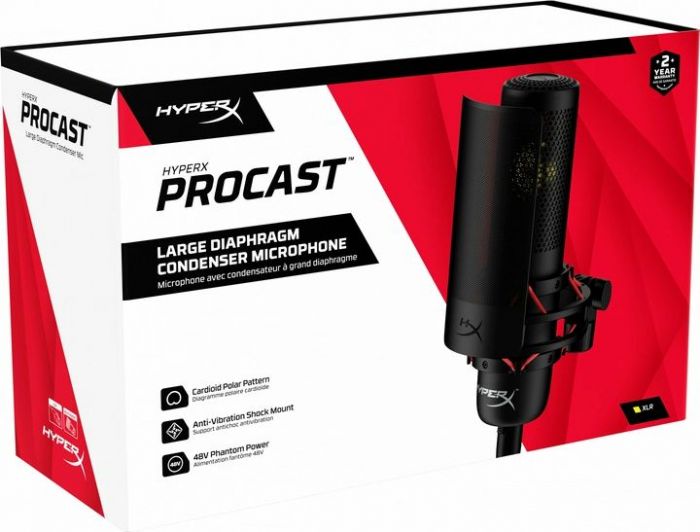 Мікрофон HyperX ProCast RGB Black