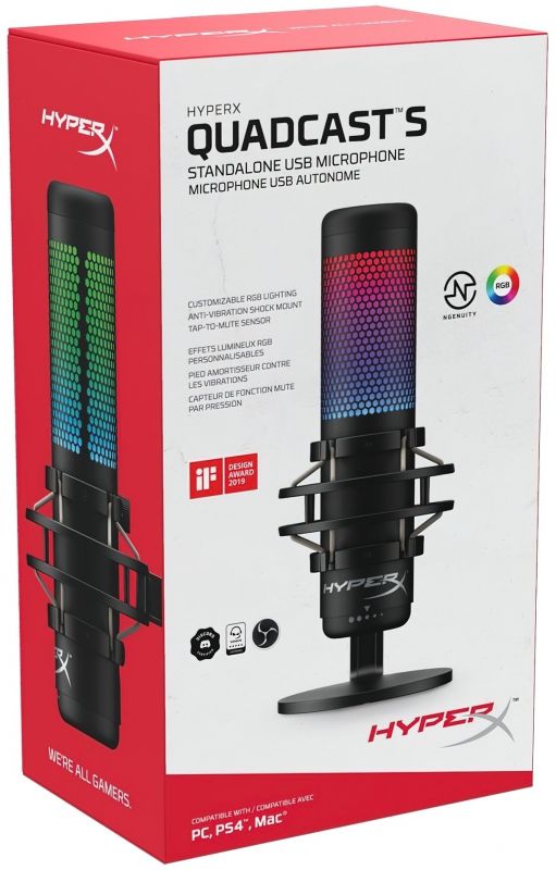 Мікрофон HyperX QuadCast S