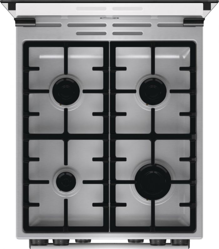 Плита Gorenje MEKS5141X комбінована, 70л, 50x60см, дисплей, чавун, нерж