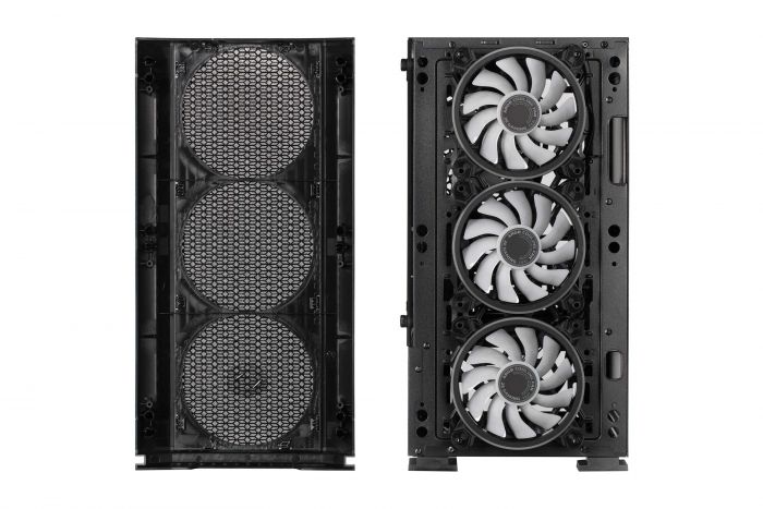 Корпус 2E GAMING Calleo GB700 без БЖ 2xUSB3.0, 1xUSB2.0, 4x120мм ARGB, VGA 320мм, LCS ready, контролер з пультом, TG Side Window, mATX, чорний