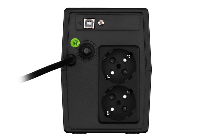 Джерело безперебійного живлення FSP iFP650, 650VA/360W, LCD, USB, 2xSchuko
