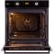 Духова шафа Whirlpool електрична, 71л, A+, дисплей, конвекція, телескопічні напрямні, пара, чорний