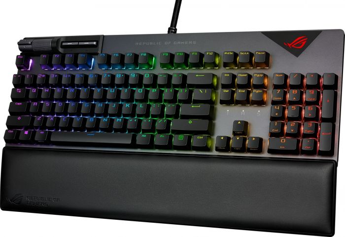 Клавіатура ASUS ROG Strix Flare II LED 104key NX Red USB US Black/Grey