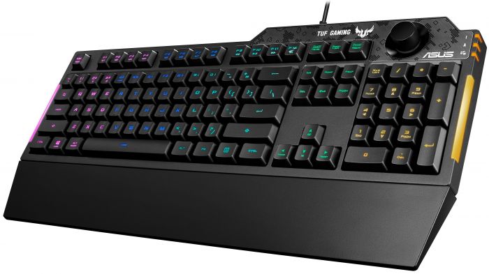 Клавіатура ASUS TUF Gaming K1 RGB 104key USB UA Black