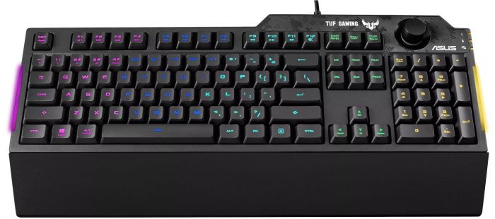 Клавіатура ASUS TUF Gaming K1 RGB 104key USB UA Black