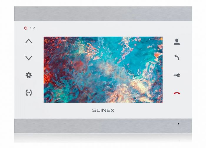 Відеодомофон Slinex SL-07N Cloud, IPS 7", детектор руху, переадресація, сріблястий білий