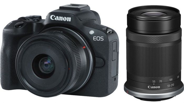 Цифр. фотокамера Canon EOS R50 + RF-S 18-45 IS STM + RF-S 55-210 IS STM Black