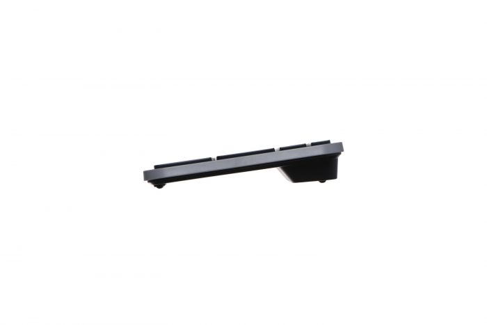 Клавіатура мембранна 2E KS240 110key, WL/BT, EN/UK/RU, сіро-чорний