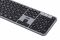 Клавіатура мембранна 2E KS240 110key, WL/BT, EN/UK/RU, сіро-чорний