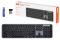 Клавіатура мембранна 2E KS240 110key, WL/BT, EN/UK/RU, сіро-чорний