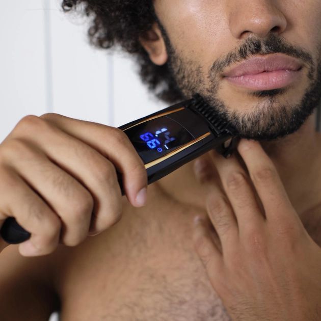 Тример для стрижки бороди Babyliss E879E, 2 насадки, чорний
