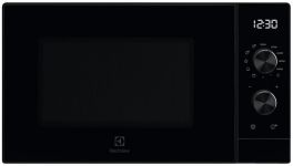 Мікрохвильова піч Electrolux, 25л, мех. керування, 900Вт, гриль, дисплей, інвертор, чорний