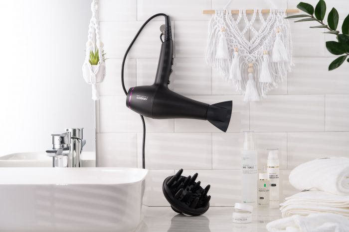 Фен ARDESTO Violet PRO HD-Y222PRO, 1850-2200Вт, 2 швидкості, 3 темп.режима, дифузор, чорний