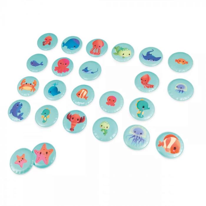 Гра-мемо для купання Janod Дитинчата тварин 24 ел