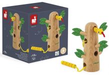 Розвиваюча гра Janod Шнурівка дерево тропік