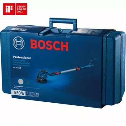 Шліфувальна машина для стін та стелі Bosch GTR 550, 550 Вт,340-910 об/хв, 225мм, 4.8 кг
