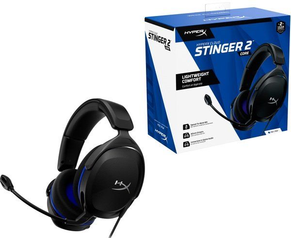 Гарнітура HyperX Cloud Stinger 2 Core PS5/PS4, mini-jack, чорно-синій