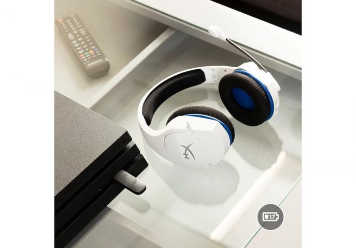 Гарнітура HyperX Cloud Stinger Core PS5/PS4, WL, біло-синій