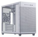 Корпус ASUS Prime AP201 Tempered Glas, без БП, 2xUSB3.2, 1xUSB Type-C, Tempered Glass side, mATX, White