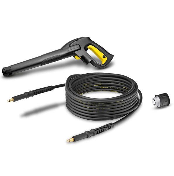 Комплект Karcher 2.643-910.0, шланг вис. тиску 7.5 м, пістолет, адаптер Quick Connect, 60 °C, 180 бар, 1.218 кг