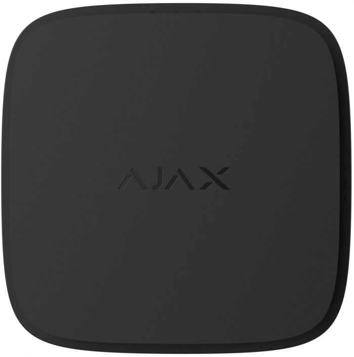 Датчик диму, температури та чадного газу Ajax, FireProtect 2 SB Heat Smoke CO Jeweler, незмінна батарея, бездротовий, чорний