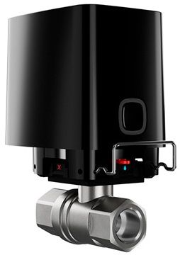 Розумний кульовий кран Ajax WaterStop 3/4" Jeweler, бездротовий, чорний