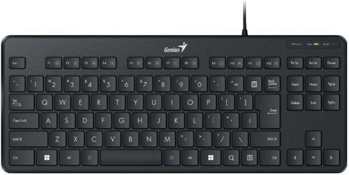Клавіатура Genius LuxeMate-110 USB Black Ukr