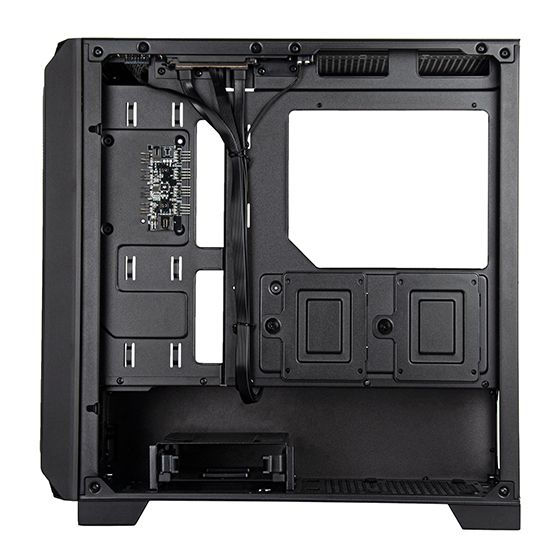 Корпус SilverStone  FARA FA312Z-BG, без БЖ, 2xUSB3.0, 2x140mm ARGB fan, TG Side Panel, mATX, Black