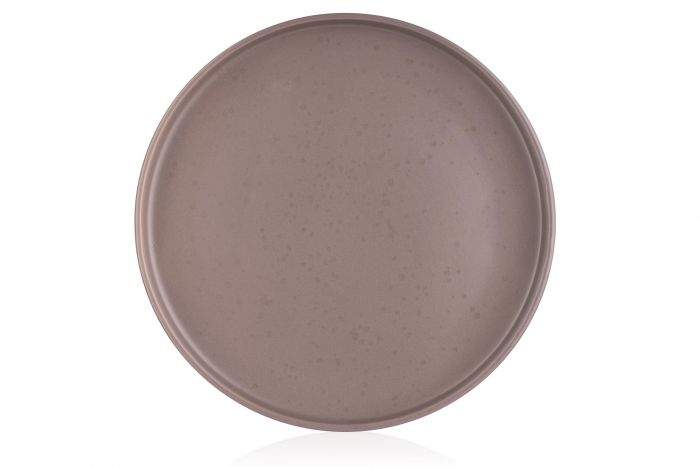 Тарілка обідня Ardesto Trento, 26,5 см, сіра, кераміка