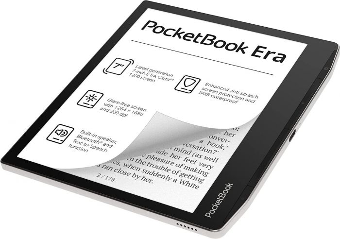 Електронна книга PocketBook 700, Stardust Silver