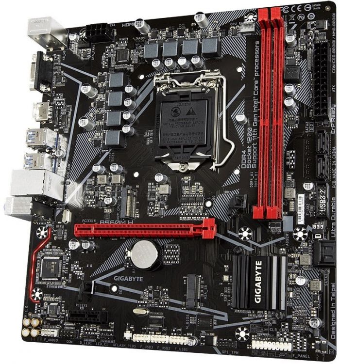 Материнська плата GIGABYTE B560M H s1200 B560 2xDDR4 M.2 HDMI VGA Type-C mATX