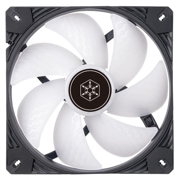 Корпусний вентилятор SilverStone Shark Force SF140B ARGB, 140mm, 2200rpm, 4pin PWM, 4-1 pin ARGB (5V LED), 38.3dBa