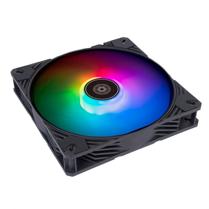 Корпусний вентилятор SilverStone Shark Force SF140B ARGB, 140mm, 2200rpm, 4pin PWM, 4-1 pin ARGB (5V LED), 38.3dBa